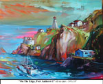 At The Edge, Fort Amherst-1, Oil on Canvas